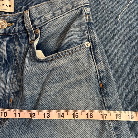 SLVRLAKE Grace Jeans Great Romance Wash Wide Leg High Rise Cotton size 26 - Picture 6 of 16